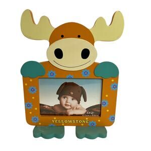 Childrens Yellowstone Moose Wodden Picture Frame